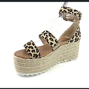Cheetah espadrille
